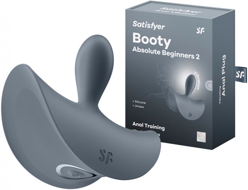 Анальная смарт-втулка со стимуляцией промежности Satisfyer Booty Absolute Beginners 2