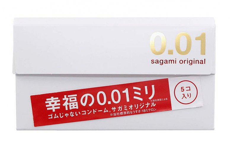 Полиуретановые презервативы Sagami Original 0,01 10 шт