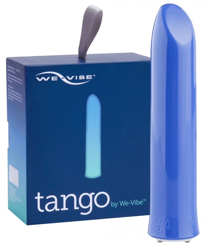 Мини-вибратор We-Vibe Tango перезаряжаемый голубой