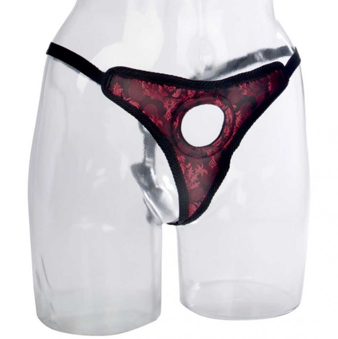 Трусики Oring для страпона Scandal Thong Harness