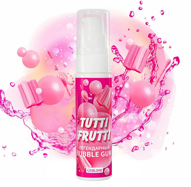 Оральный гель Tutti-Frutti Bubble Gum 30 гр