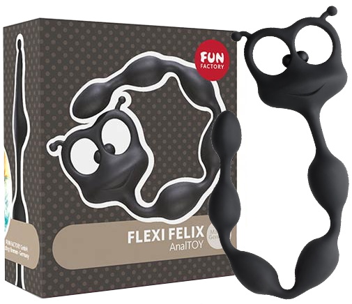 Стимулятор анальный Fun Factory Flexi Felix черный