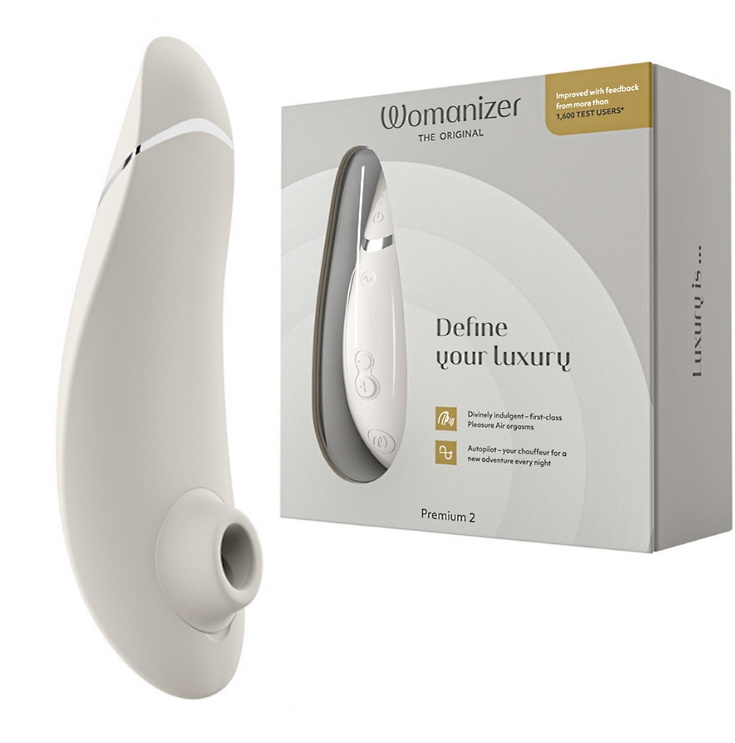 Бесконтактный стимулятор клитора Womanizer Premium 2 Gray