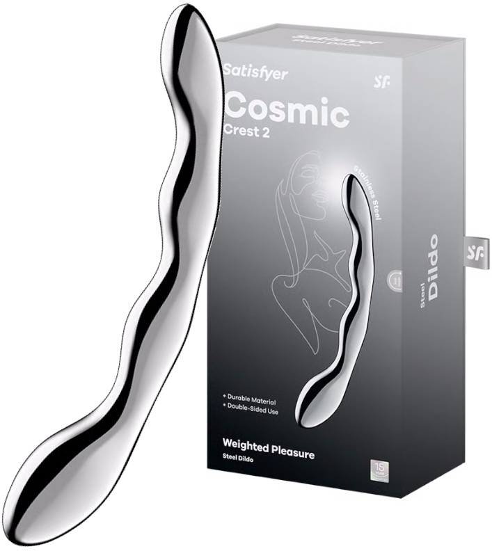 Двусторонний стальной стимулятор Satisfyer Cosmic Crest 2