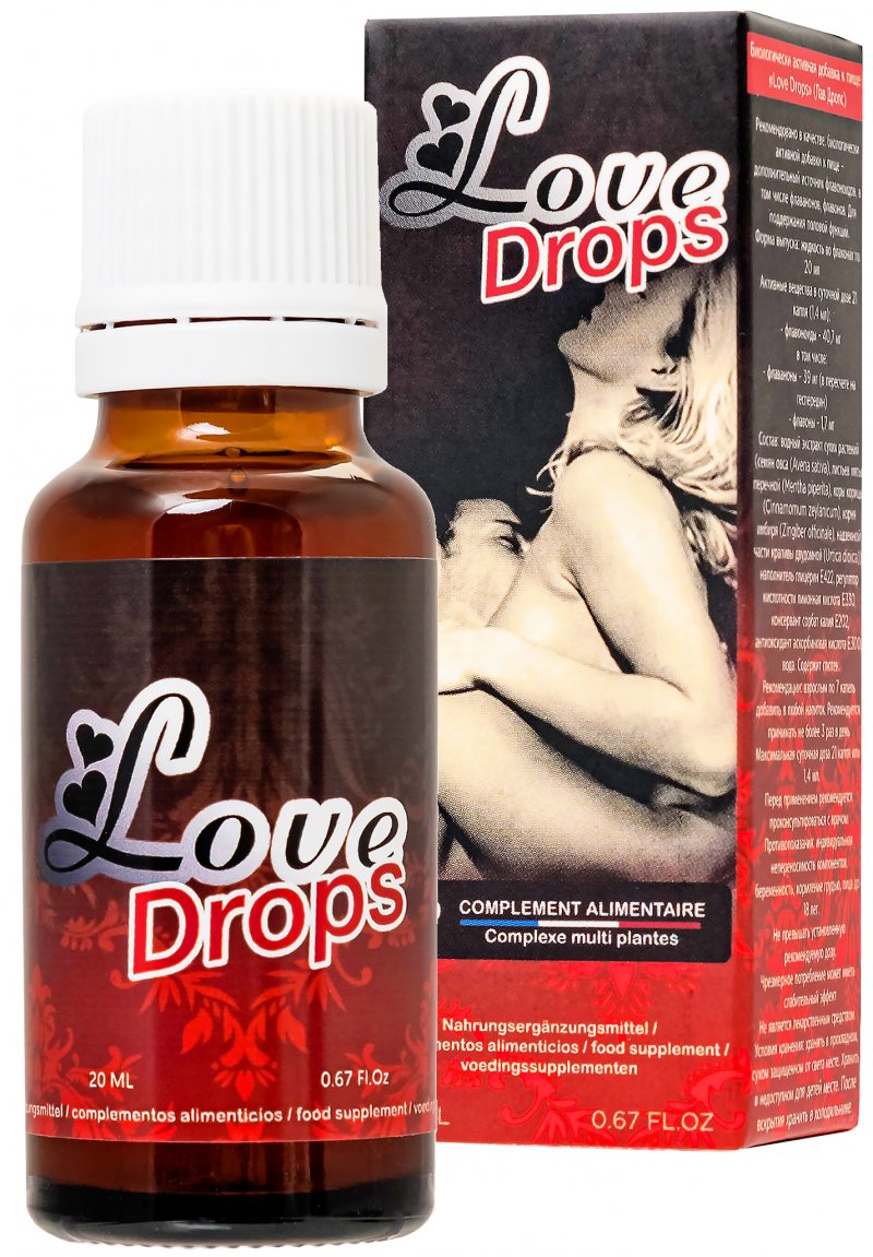 Возбуждающие капли для мужчин и женщин Ruf Love Drops 20 мл