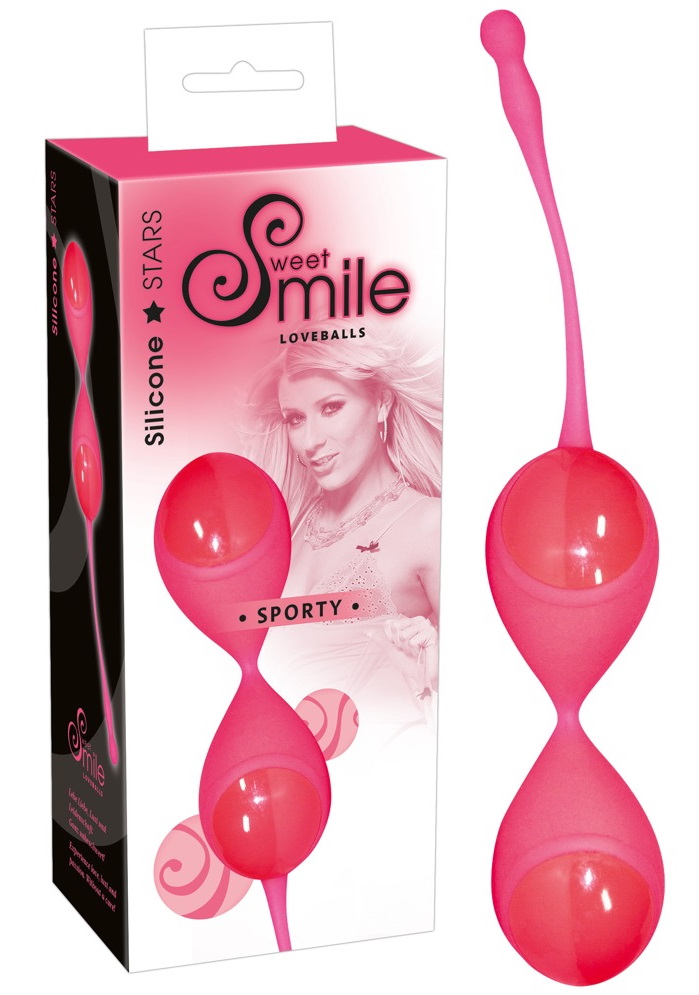 Вагинальные шарики Smile Balls розовые