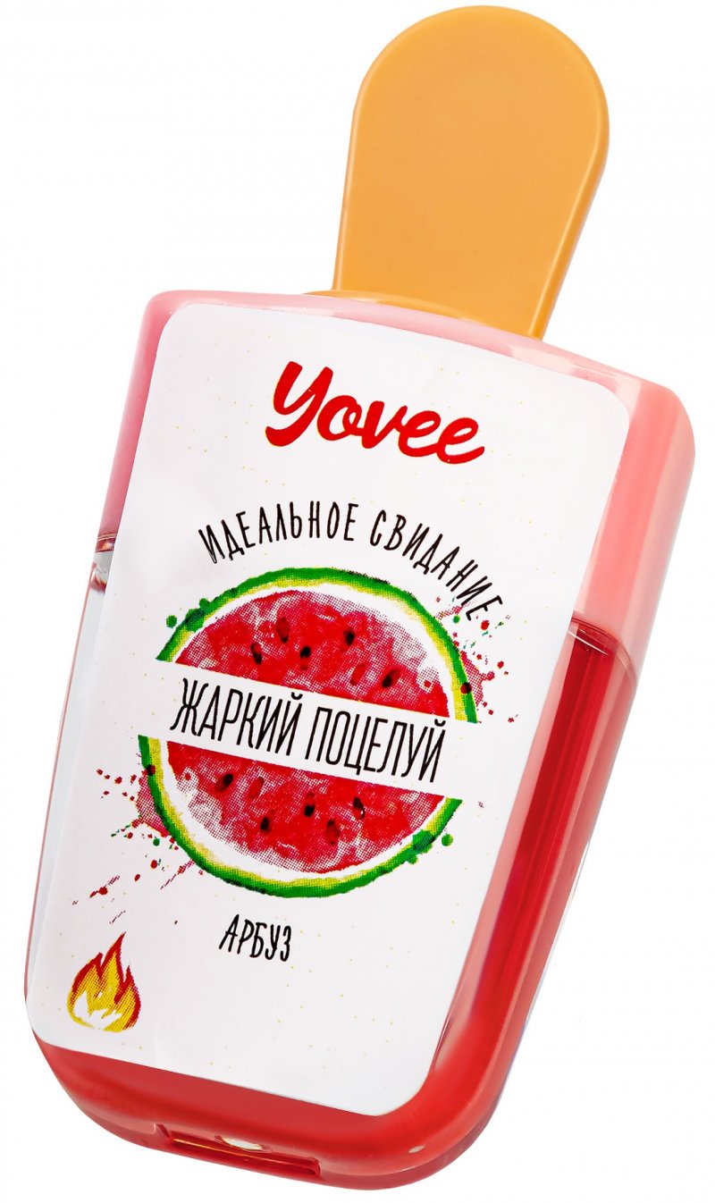 Бальзам для губ Yovee Жаркий Поцелуй с разогревающим эффектом и вкусом арбуза 5 мл
