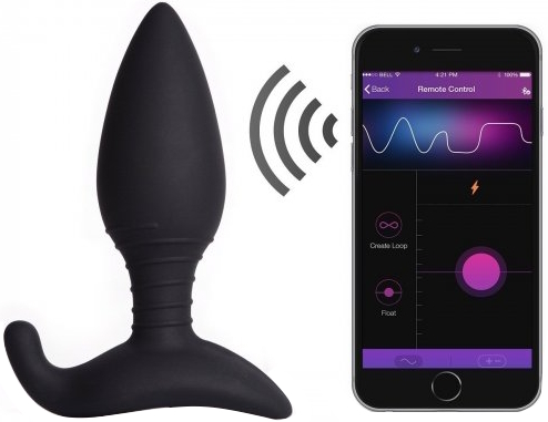 Анальная смарт-пробка Lovense Hush L диаметр 4,45 см