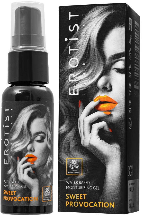 Съедобный гель Erotist Sweet Provocation Lemon and Caramel со вкусом лимона и карамели 30 мл