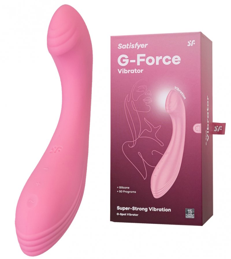 Розовый вибратор для точки G Satisfyer G-Force