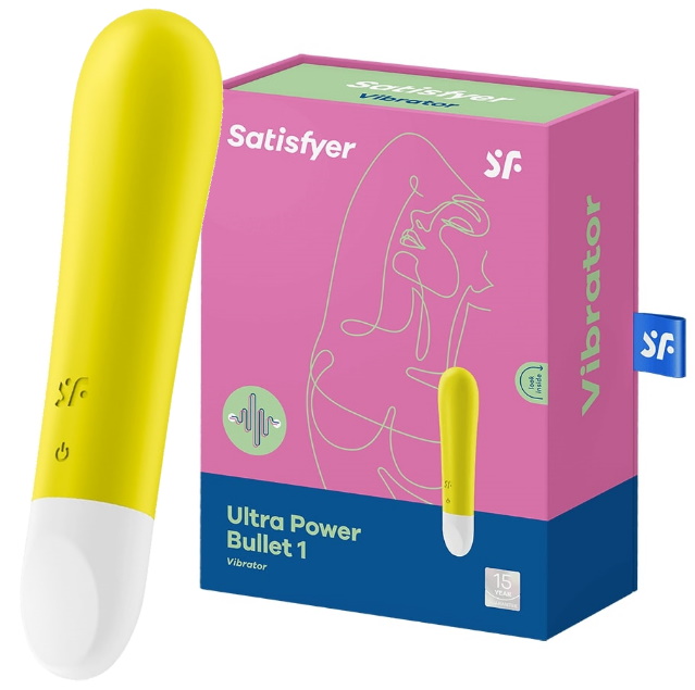 Мини вибратор Satisfyer Ultra Power Bullet 1 желтый