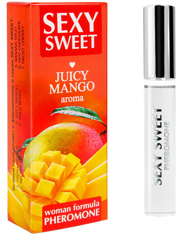 Парфюмированное средство для тела Sexy Sweet Juicy Mango с феромонами 10 мл (срок годности до 30.04.2024)