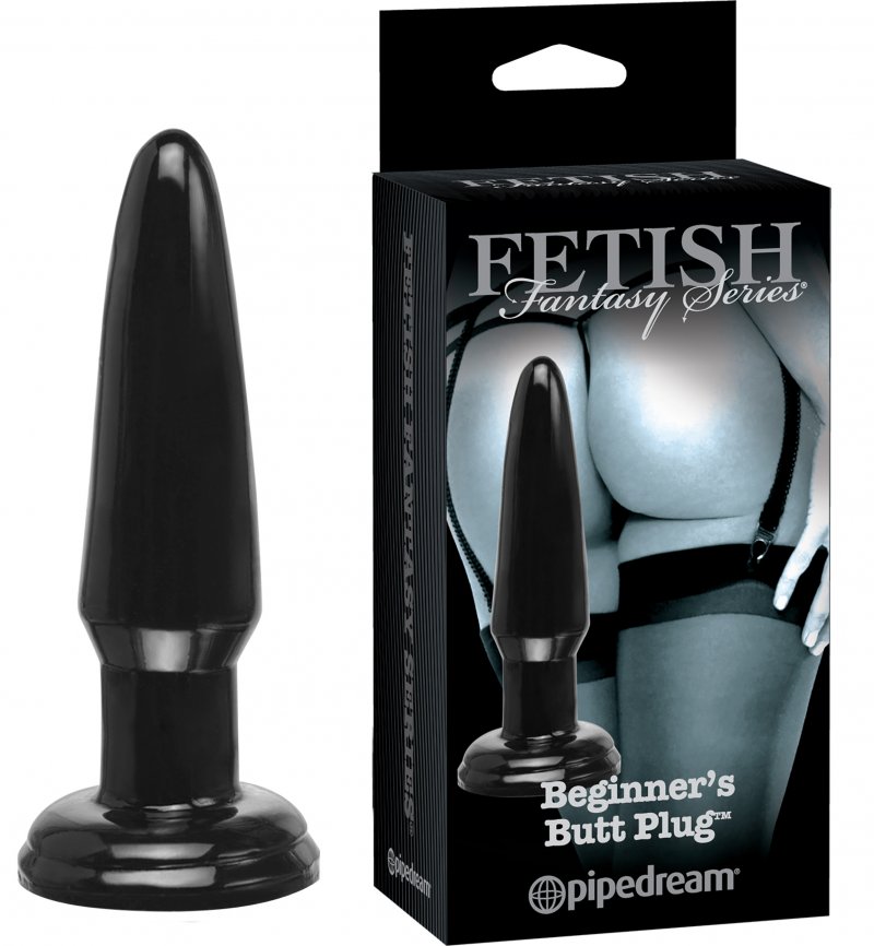 Черная анальная пробка AFC Series Limited Edition Beginner's Butt Plug 