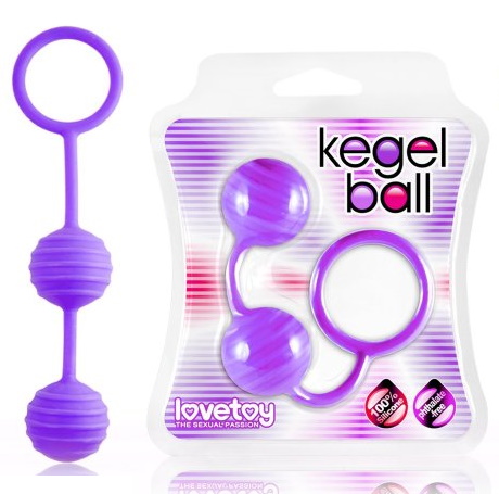 Вагинальные шарики Kegel ball фиолетовые