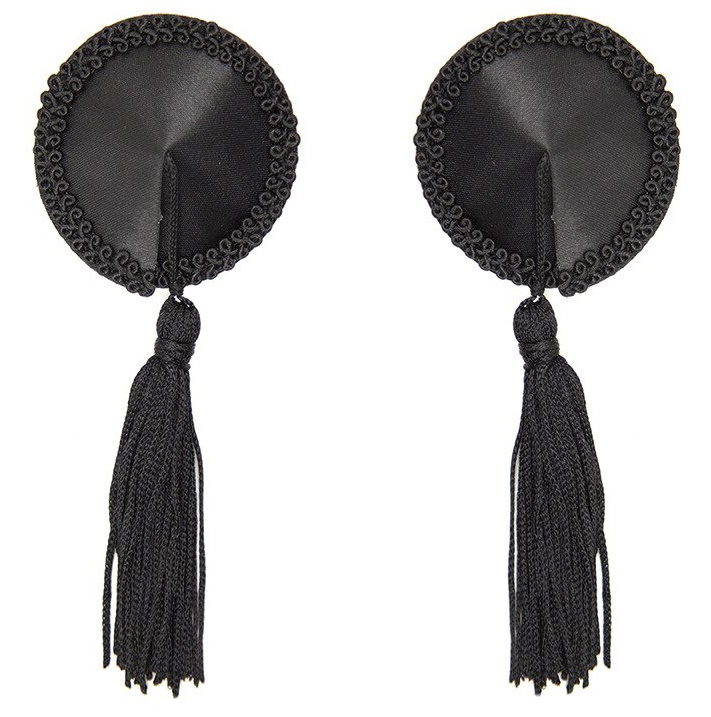 Атласные черные пэстисы