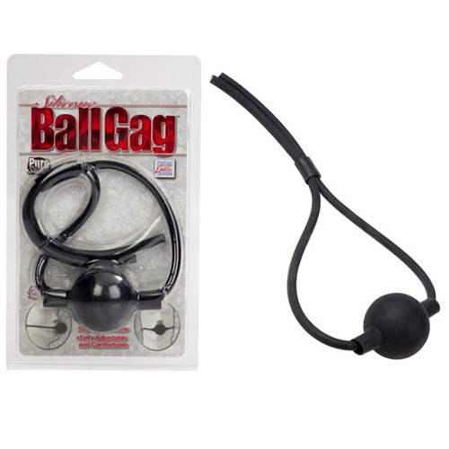 Кляп из силикона черный Ballgag