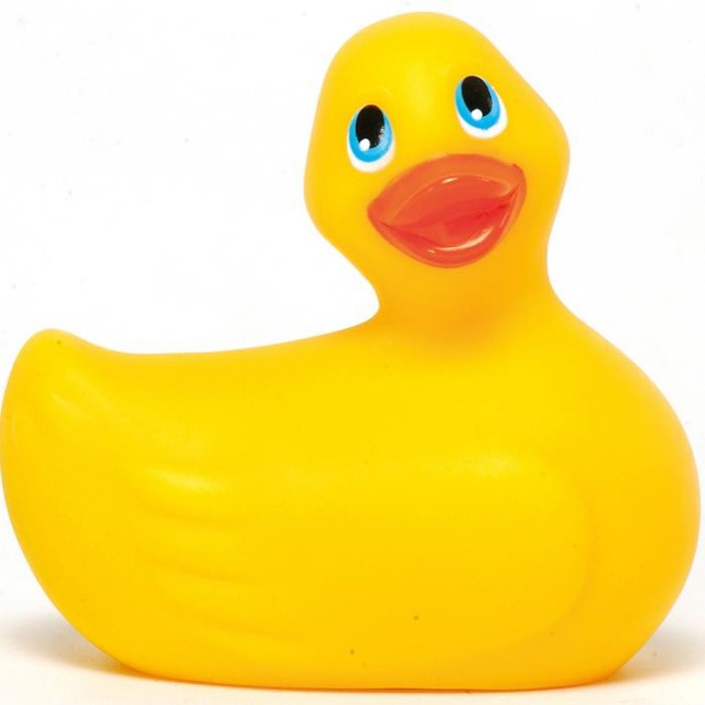 Вибратор утенок I Rub My Duckie желтый