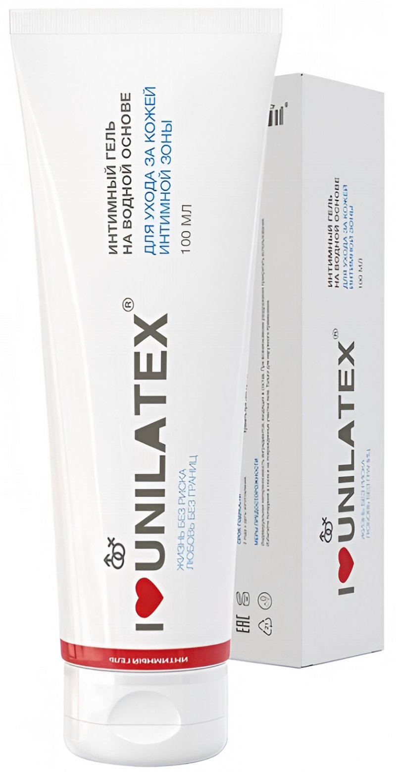 Интимный гель на водной основе Unilatex Gel 100 мл