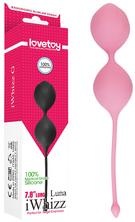 Вагинальные шарики iWhizz Luna розовые 