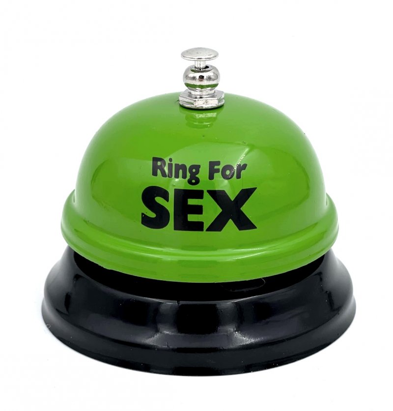 Звонок настольный Ring For Sex зеленый