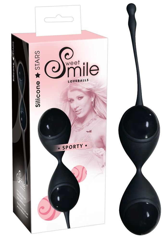 Вагинальные шарики Smile Balls черные