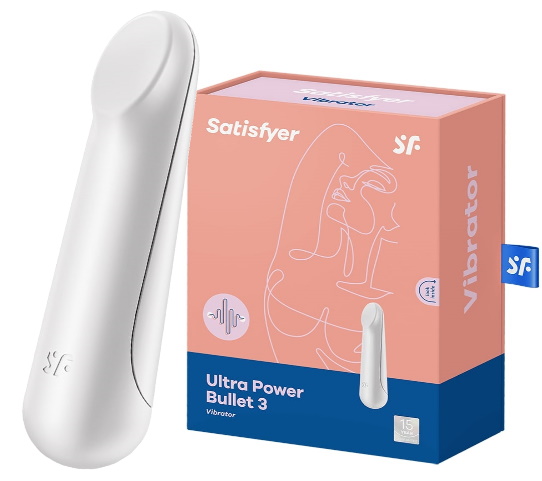 Мини вибратор Satisfyer Ultra Power Bullet 3 белый