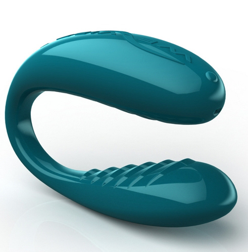 Вибратор Hi-Tech клиторальный и G-точки для двоих We-Vibe 2 Teal
