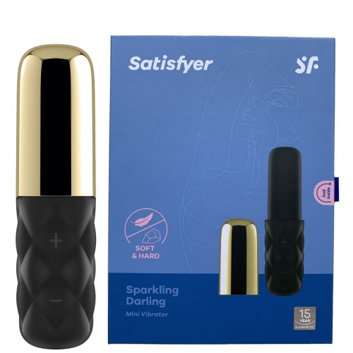 Вибромассажер Satisfyer Sparkling Darling золотой