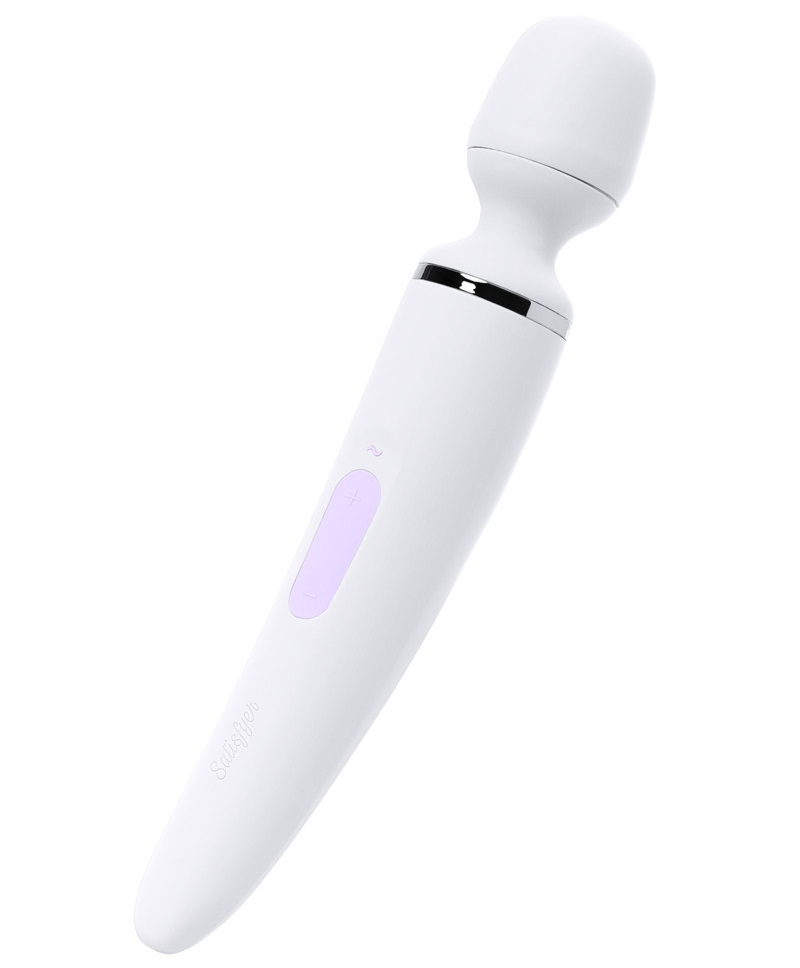 DEMO Вибромассажер перезаряжаемый Satisfyer Wand-er Woman, белый