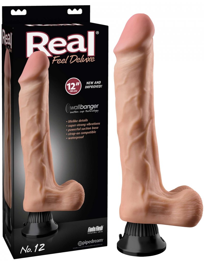 Фаллоимитатор с вибрацией Real Feel Deluxe No.12 35 см