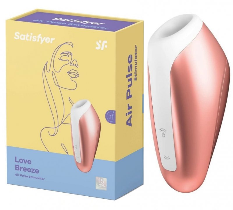 Вакуумно-волновой стимулятор клитора Satisfyer Love Breeze бронзовый