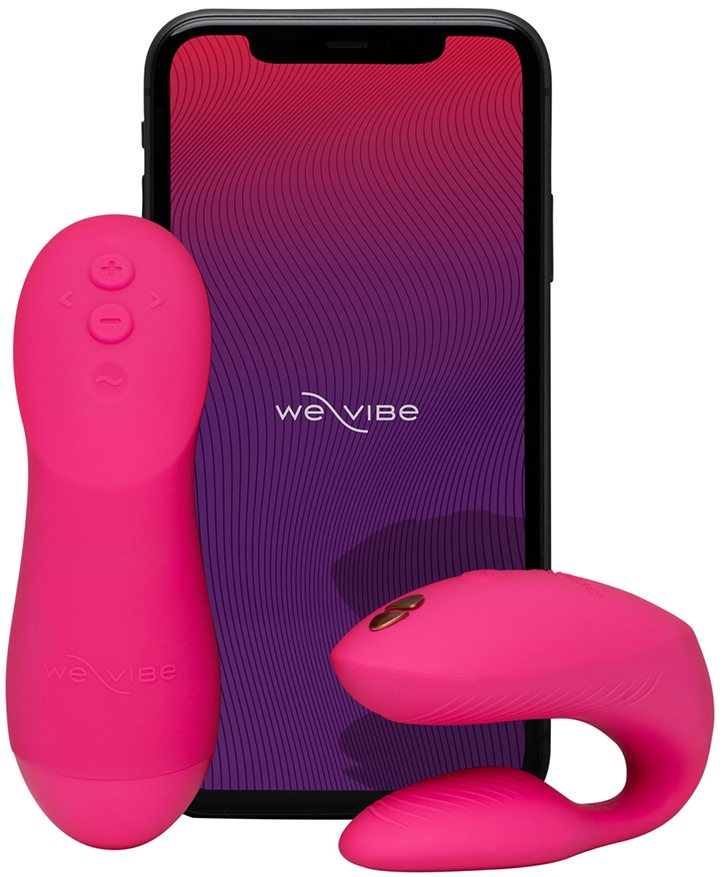 Смарт-вибратор для двоих We-Vibe Chorus Pro розовый
