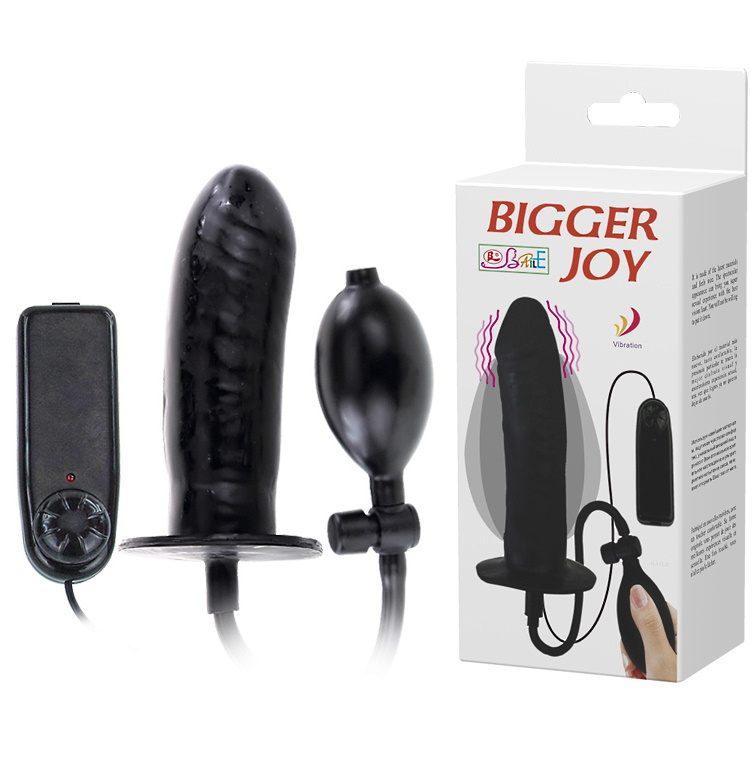 Вибратор расширяющийся с грушей Bigger Joy 16 см