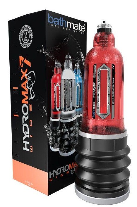 Гидропомпа Bathmate HydroMAX7 Wide Boy (Hydromax X30) красная