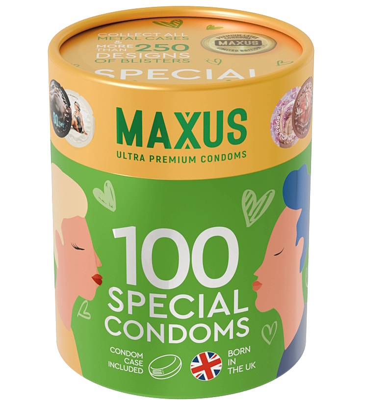 Презервативы Maxus №100 So Much Sex Special точечно-ребристые