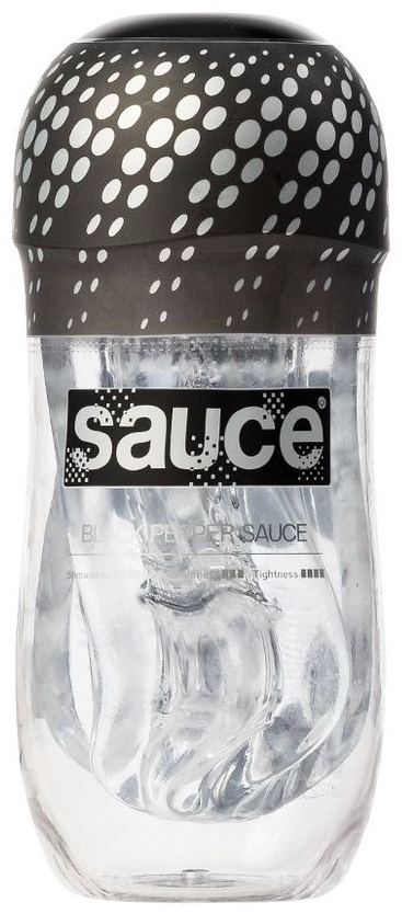 Мастурбатор с имитацией посасывания Sauce Black Pepper