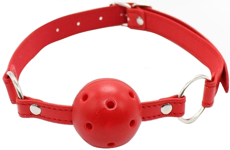 Красный кляп-шар