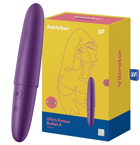 Мини вибратор Satisfyer Ultra Power Bullet 6 фиолетовый