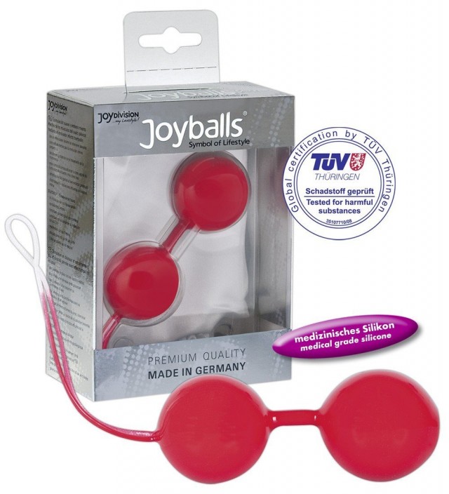 Вагинальные шарики Joyballs красные 