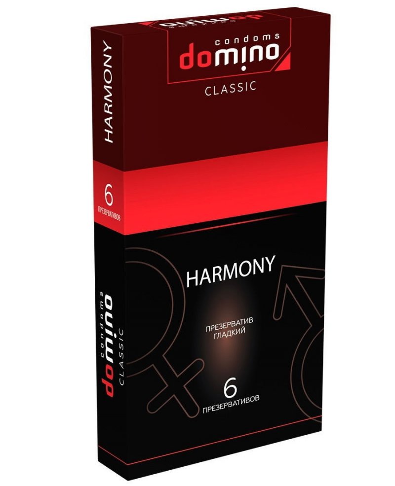 Классические гладкие презервативы Domino Classic Harmony 6 шт