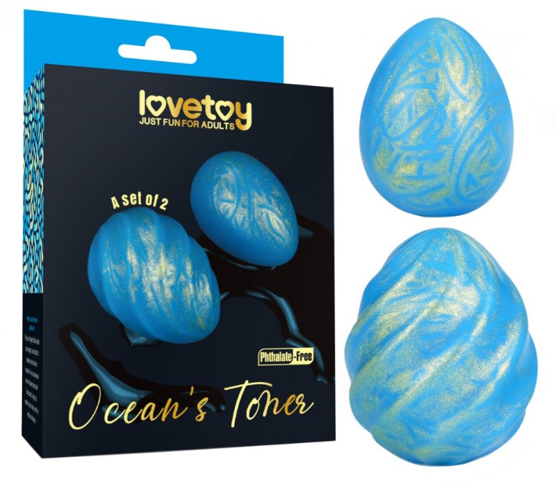 Набор вагинальных шариков без сцепки Ocean's Toner Egg Set 70 гр