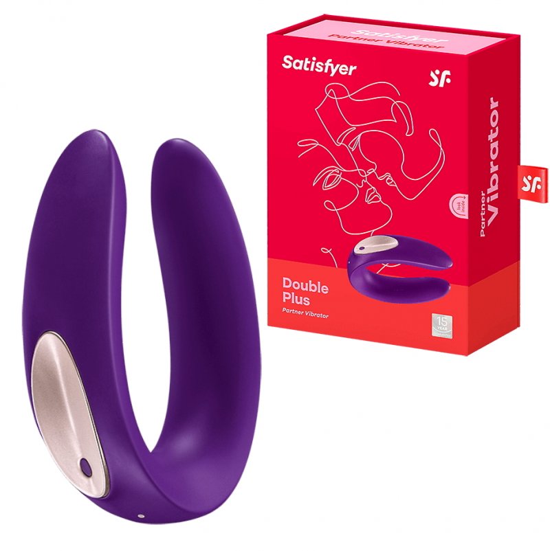 Вибратор для пар Satisfyer Double Plus