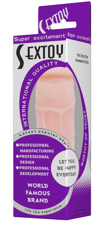 Реалистичный фаллоимитатор без мошонки 16 см