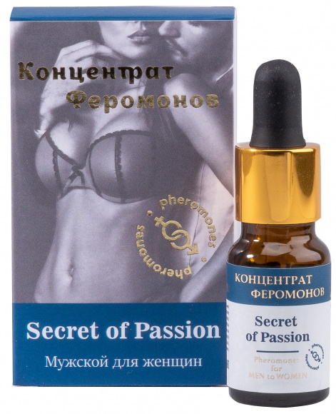Концентрат феромонов Secret of Passion Мужской для Женщин  9 мл