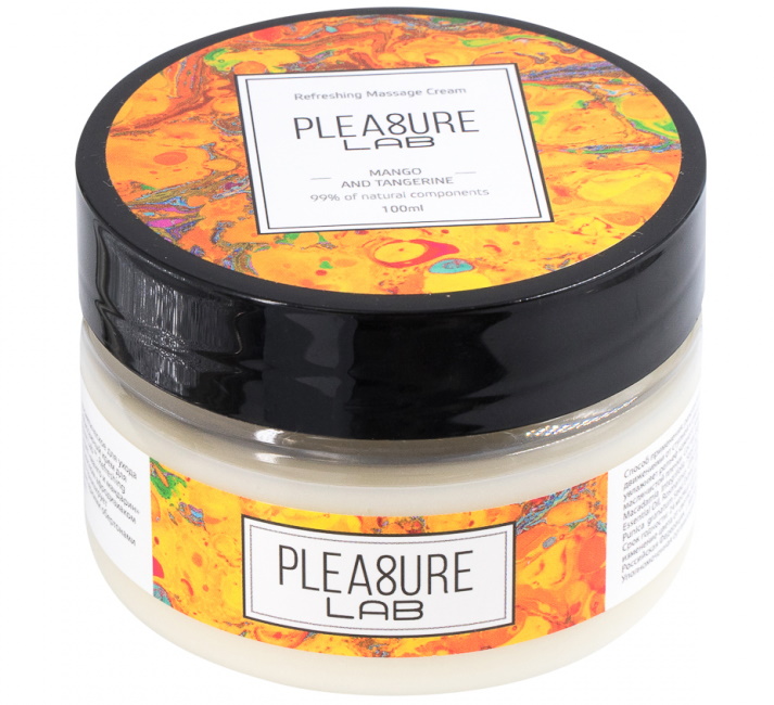 Массажный крем с афродизиаком Pleasure Lab Refreshing манго и мандарин 100 мл