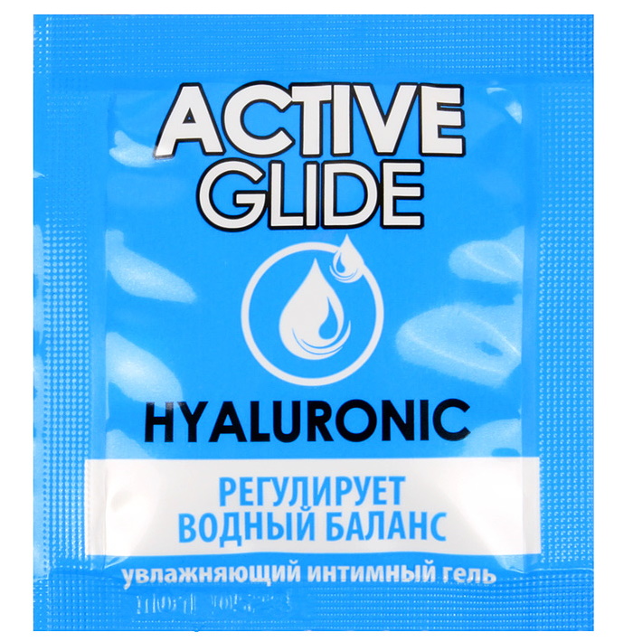 Увлажняющий интимный гель Active Glide Hyaluronic 3 гр, пробник