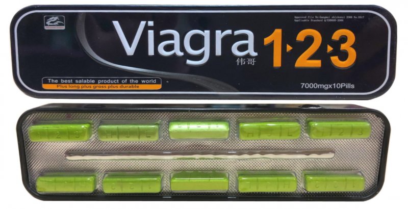 Возбуждающие капсулы для мужчин Viagra 1-2-3 10 шт