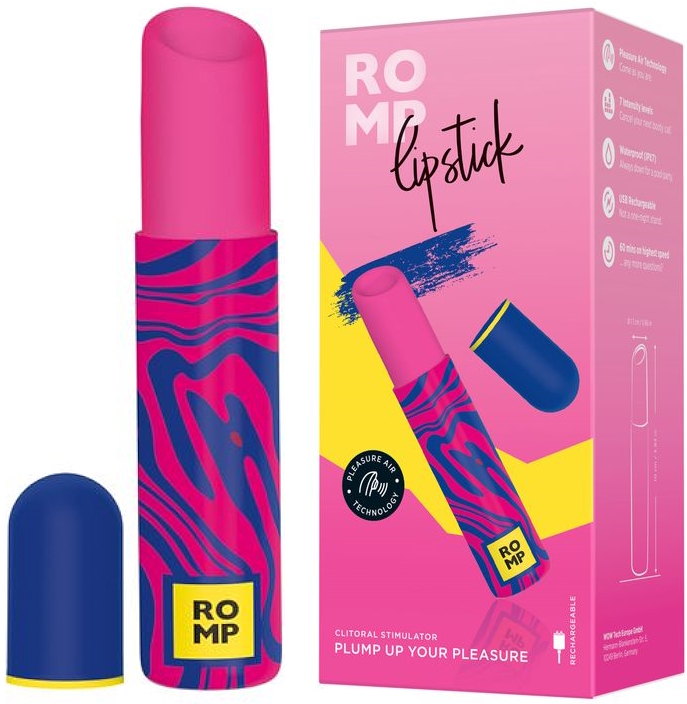 Бесконтактный стимулятор клитора Romp Lipstick