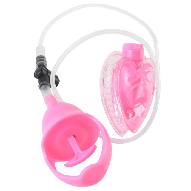 Вакуумная помпа вагинальная с вибрацией FF Vibrating Mini Pussy Pump