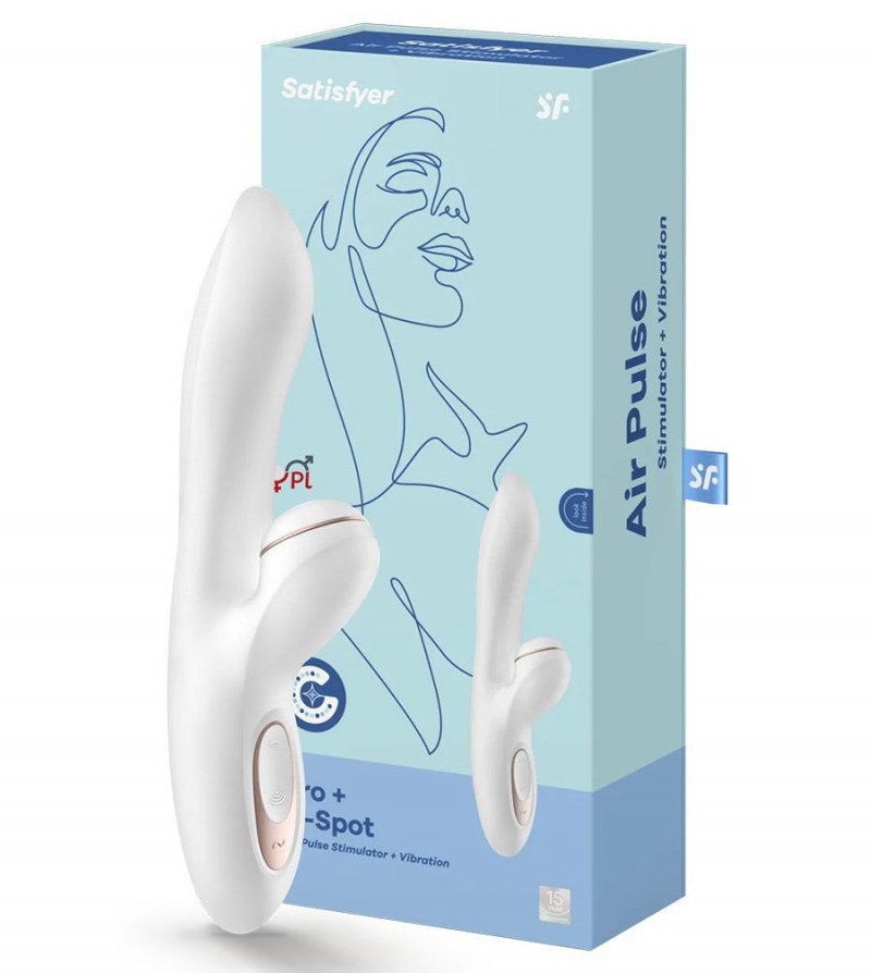 Вибратор с вакуумно-волновым стимулятором клитора Satisfyer Pro+ G-Spot ДЕФОРМИРОВАННАЯ УПАКОВКА